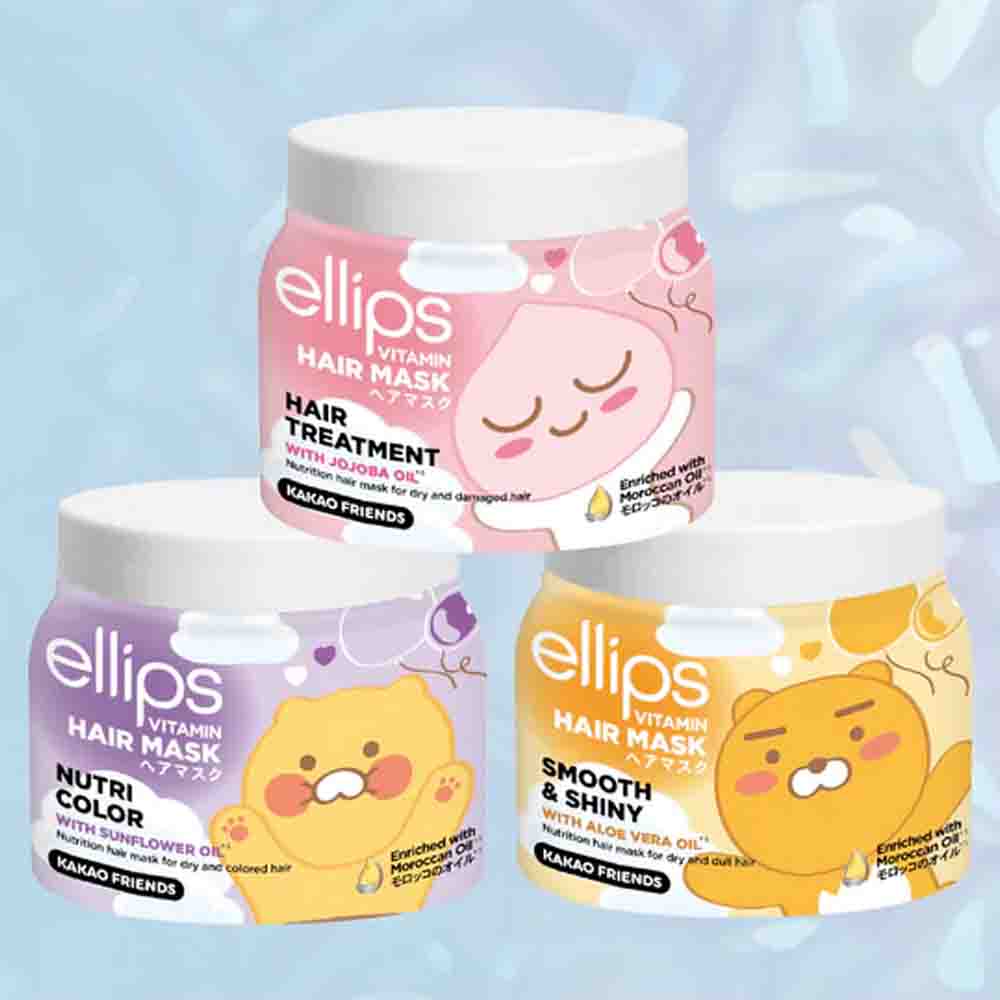 [Kakao Friends Limited Design]Ellips Smooth & Shiny Vitamin Hair Mask 200g - Image 2