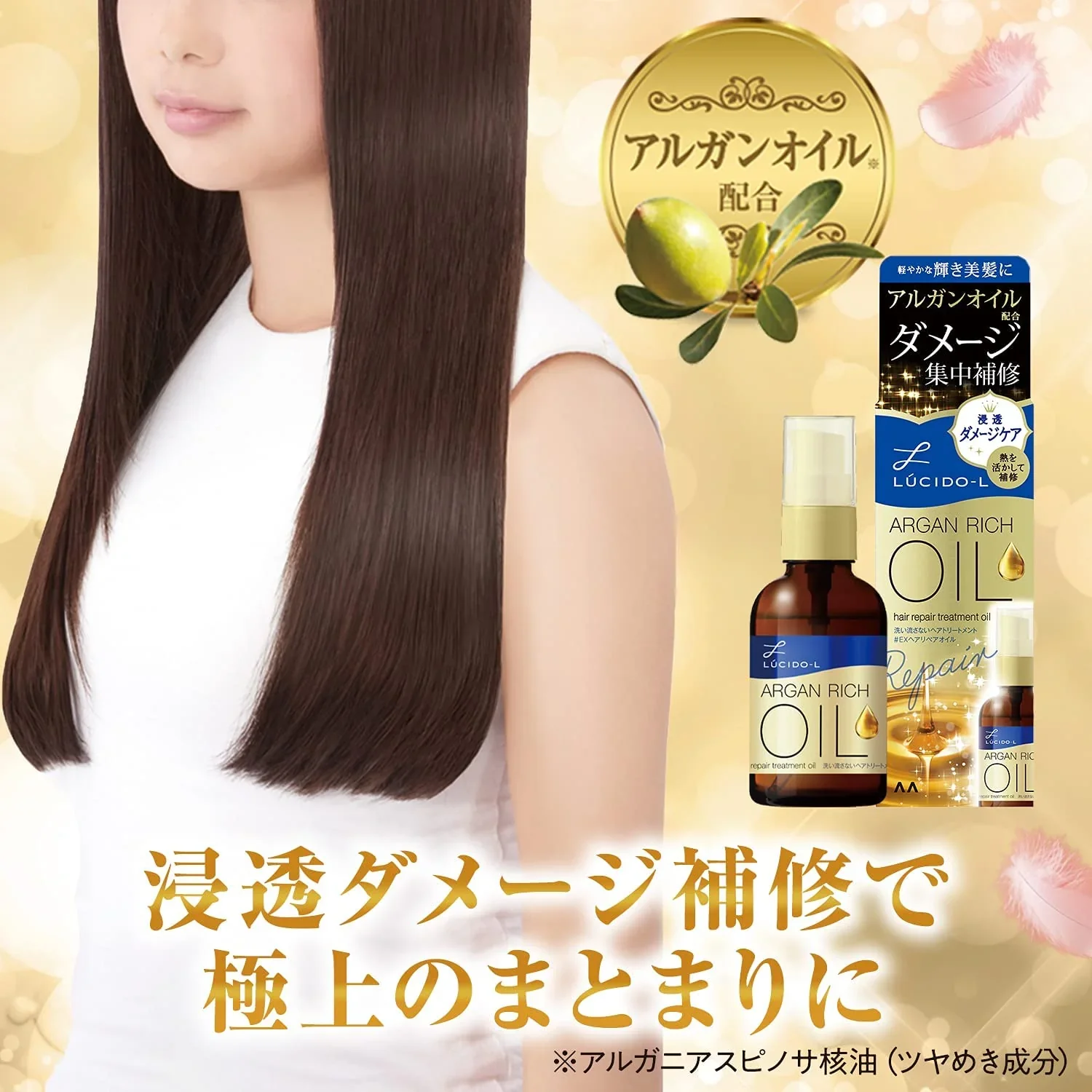 Lucido-L EX Argan Rich Oil Hair Treatment Repair 60ml - Image 2