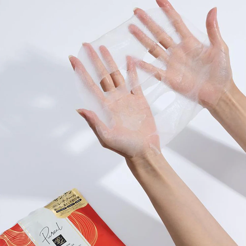 Pureal Red Glow Essence Mask 7 Sheets - Image 2